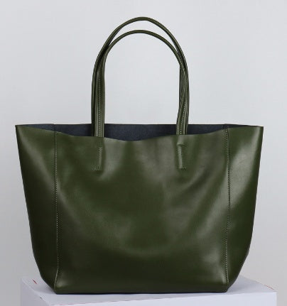 Cowhide Large Leather tote bag
