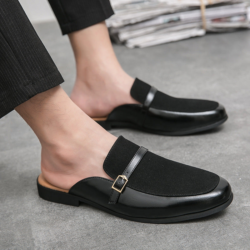 Men's British Leather Slip on Shoes