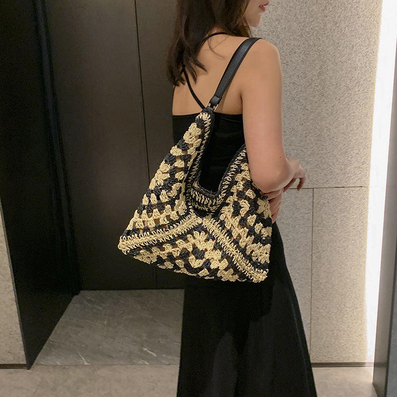 Handmade Woven Weave Shoulder Bag