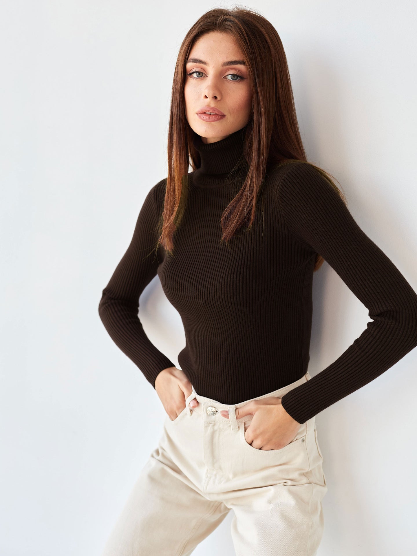 Turtleneck Pullover Sweater Shirts