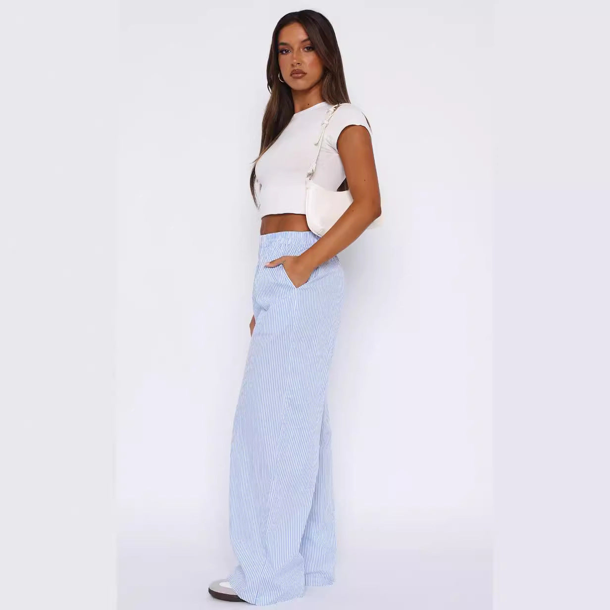 Striped Trousers Pants