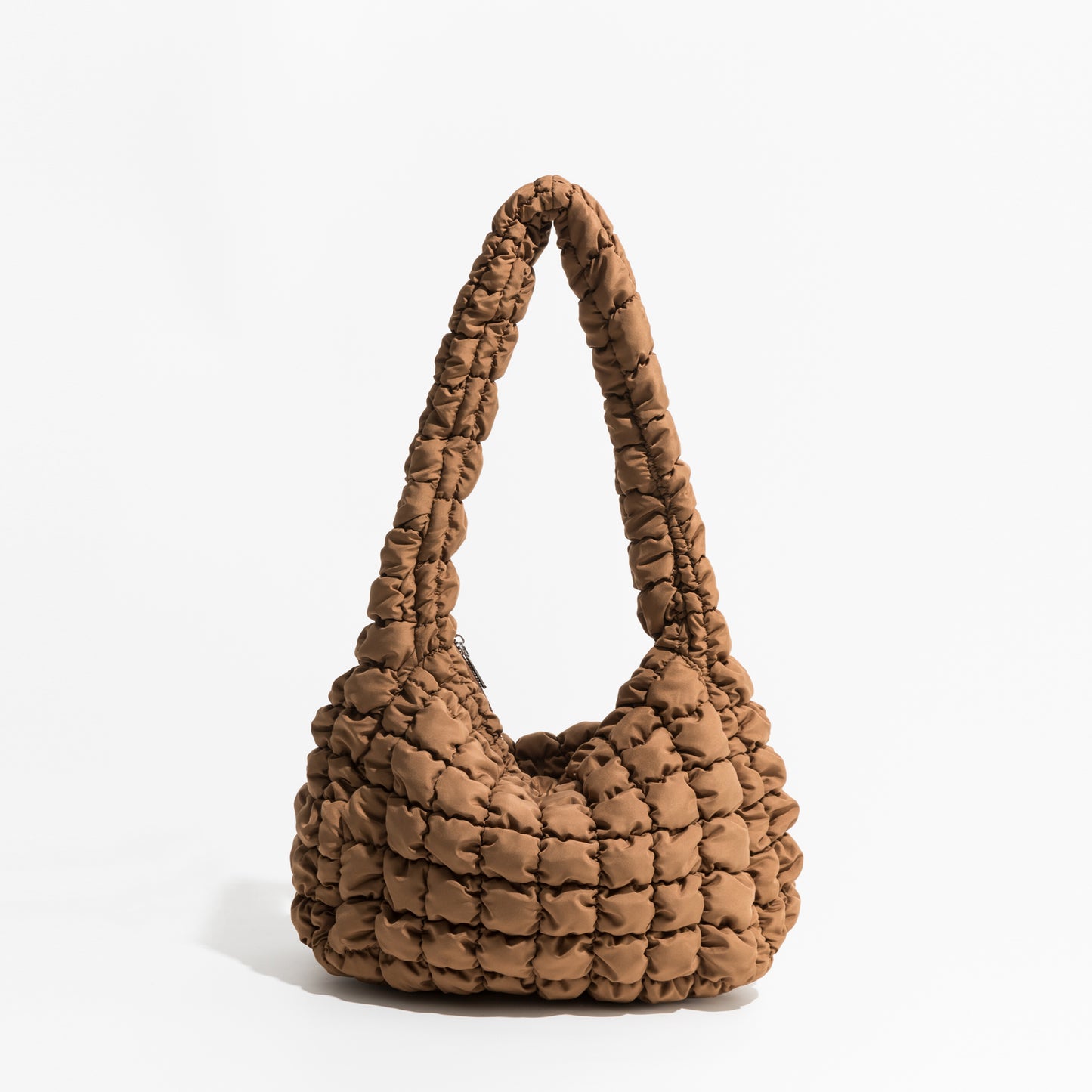 Nylon Padded Hobo Bag