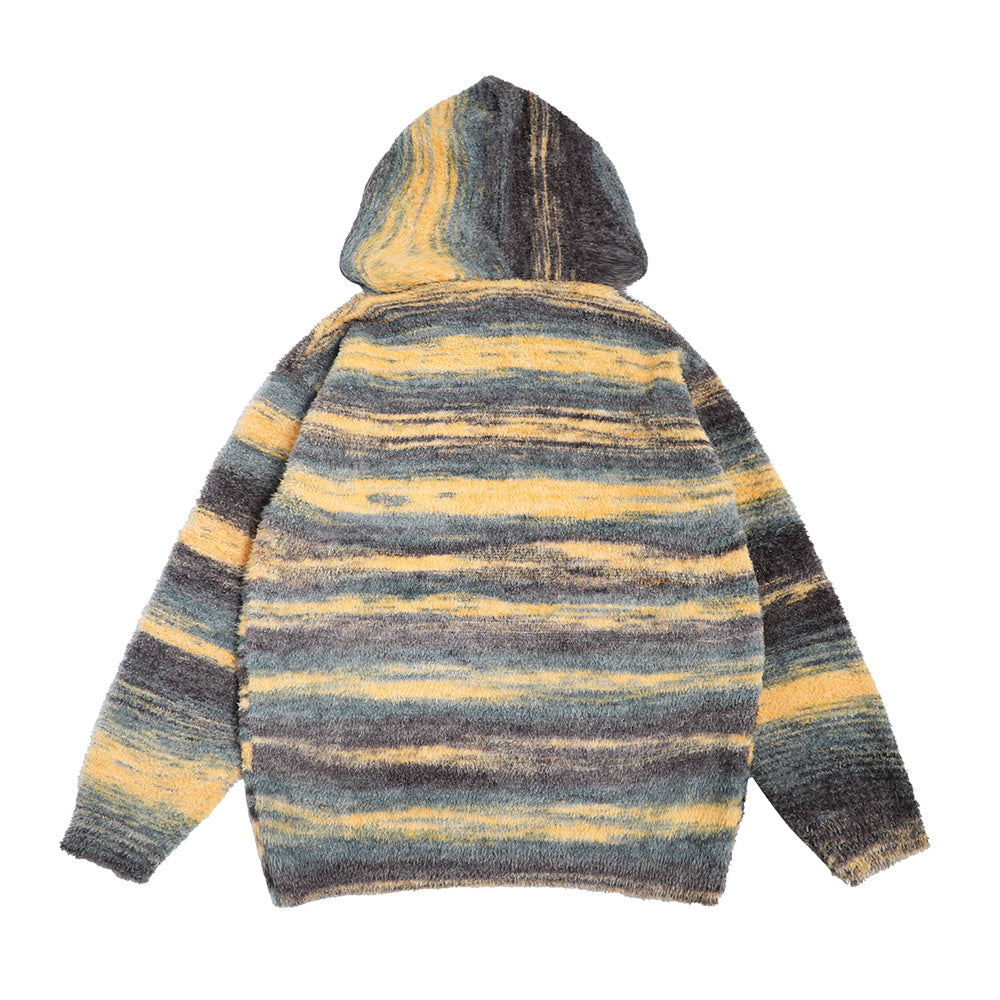 Gradient Striped Hoodie