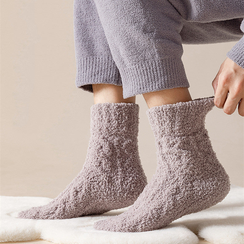 Winter Fuzzy Fleece Socks