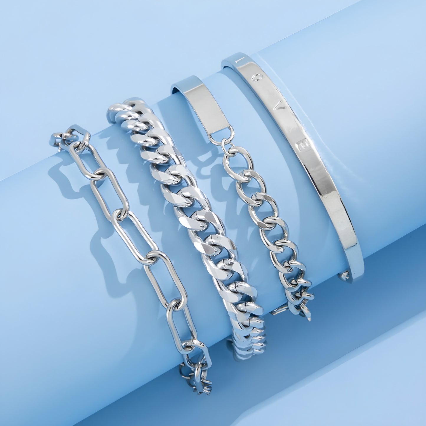Four-piece Love Bracelet Set