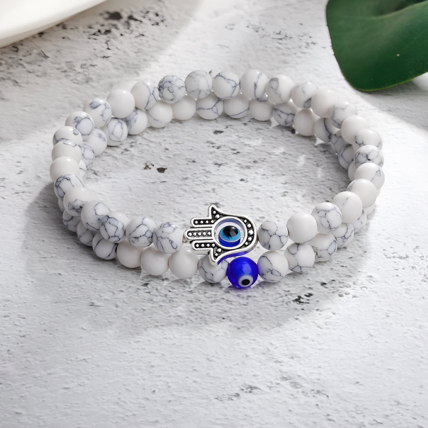 Beaded Eye Bracelet Set
