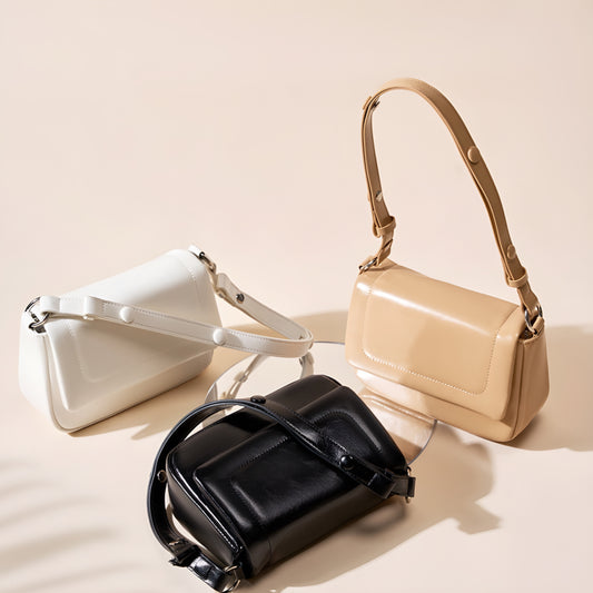 European Leather Underarm Bag