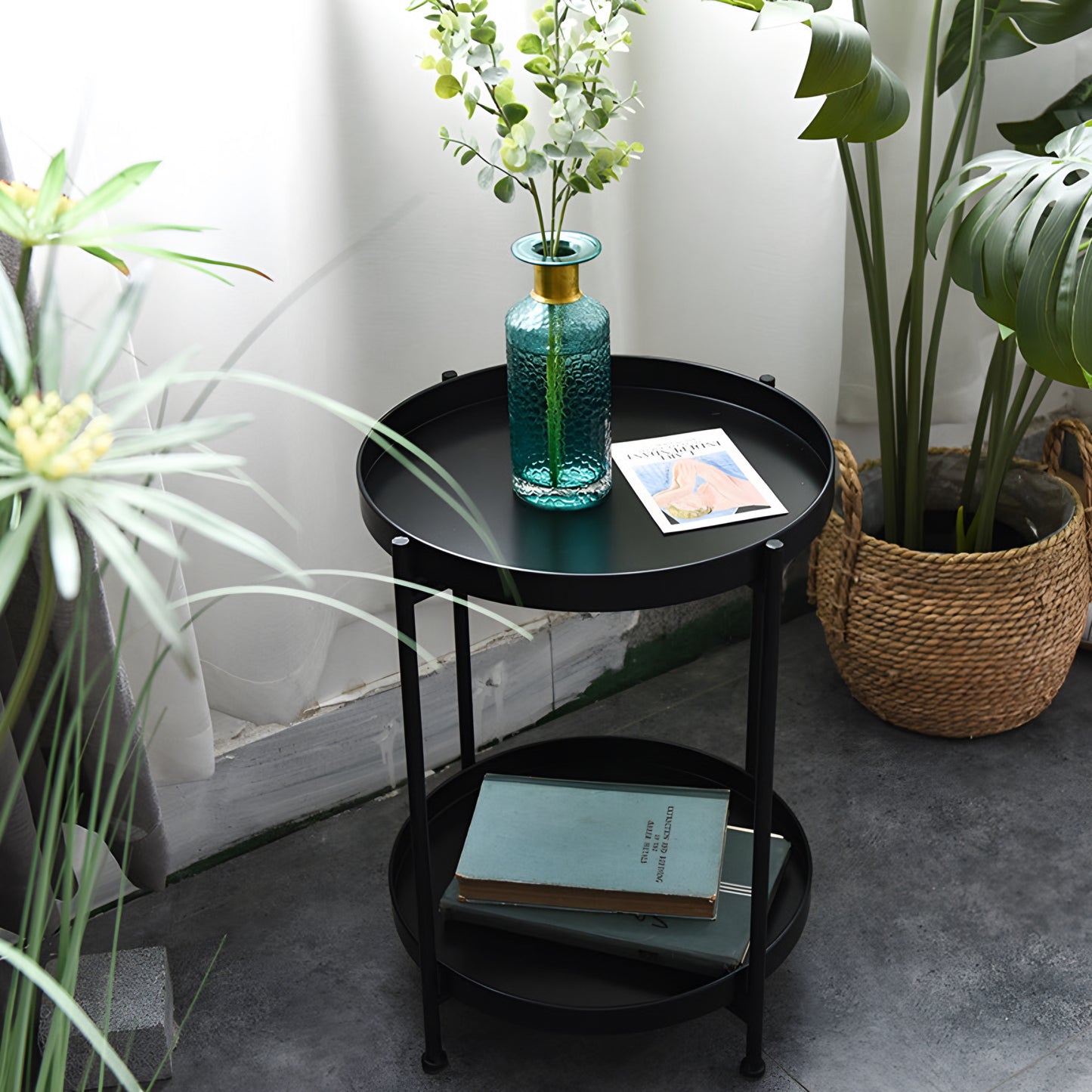 Modern Iron Side Table