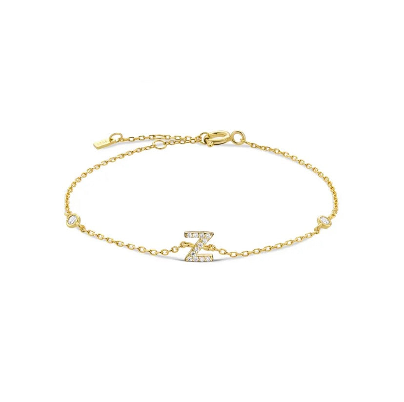 Initial Gold Bracelets