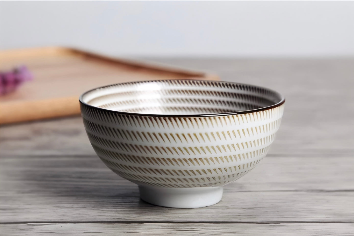 Japanese Inspired Porcelain Bowls (4-Set)