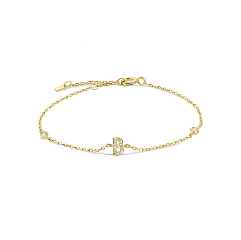 Initial Gold Bracelets