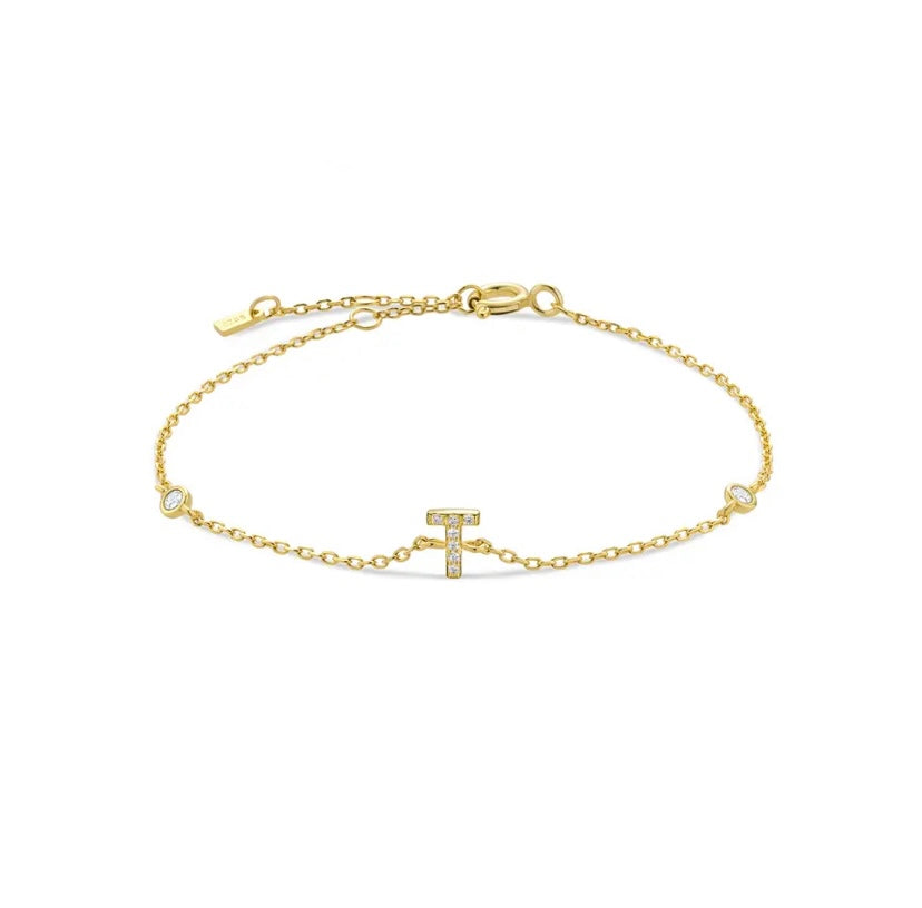 Initial Gold Bracelets