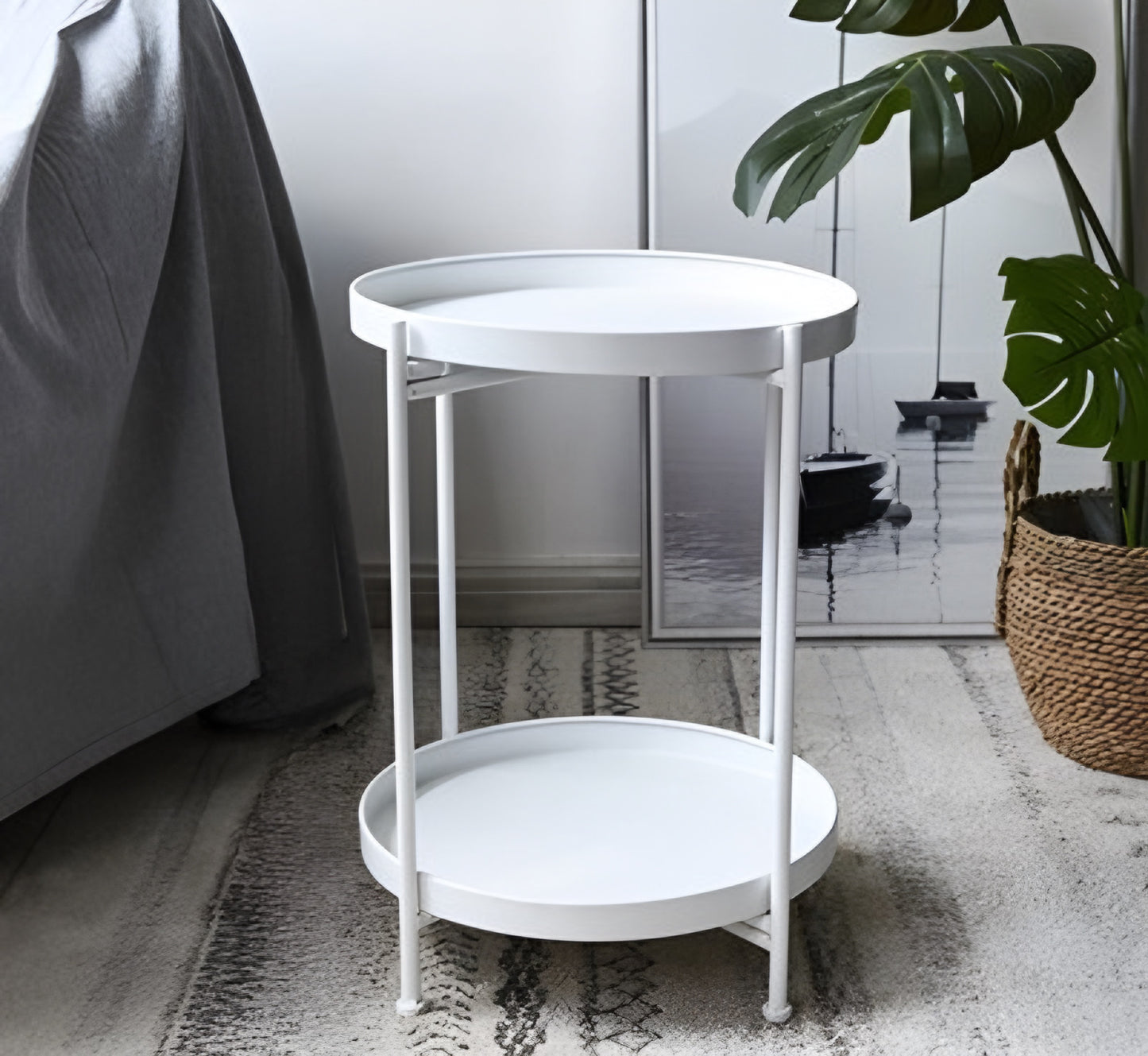 Modern Iron Side Table