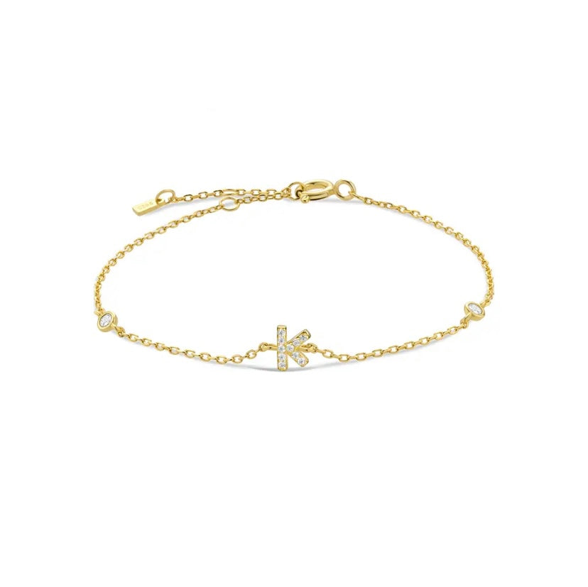 Initial Gold Bracelets