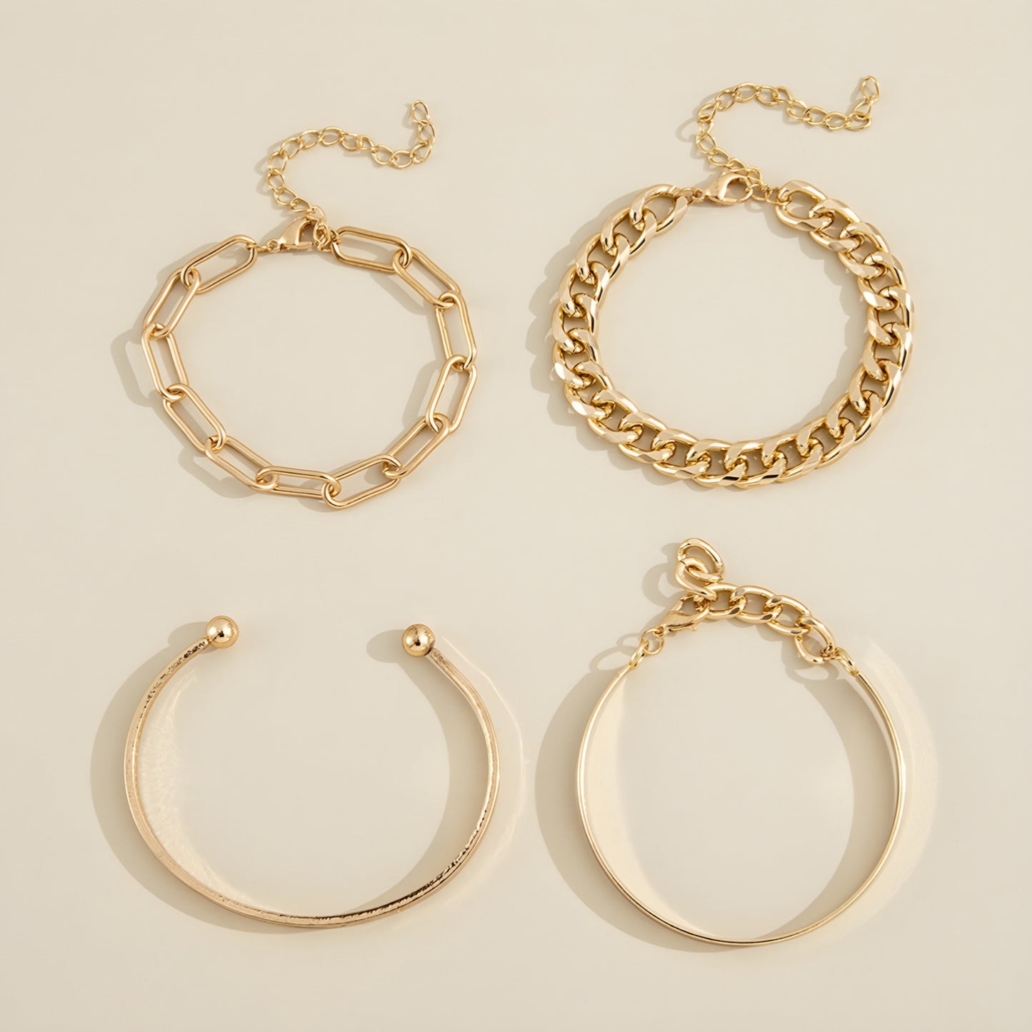 Four-piece Love Bracelet Set