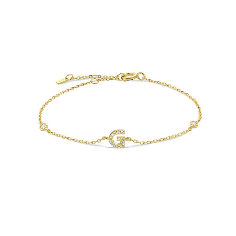 Initial Gold Bracelets