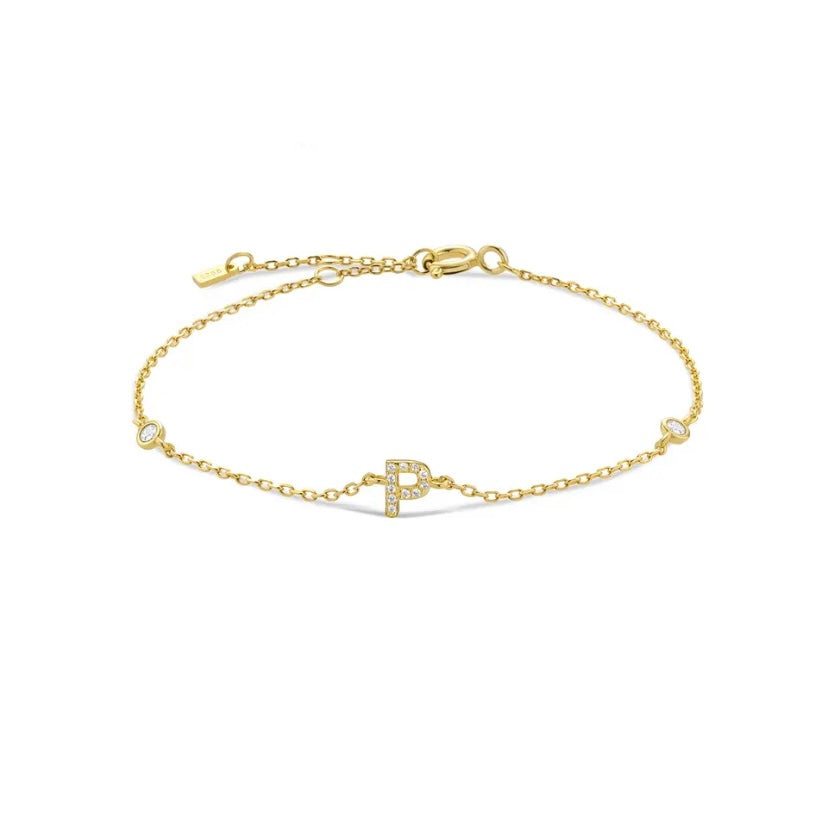Initial Gold Bracelets
