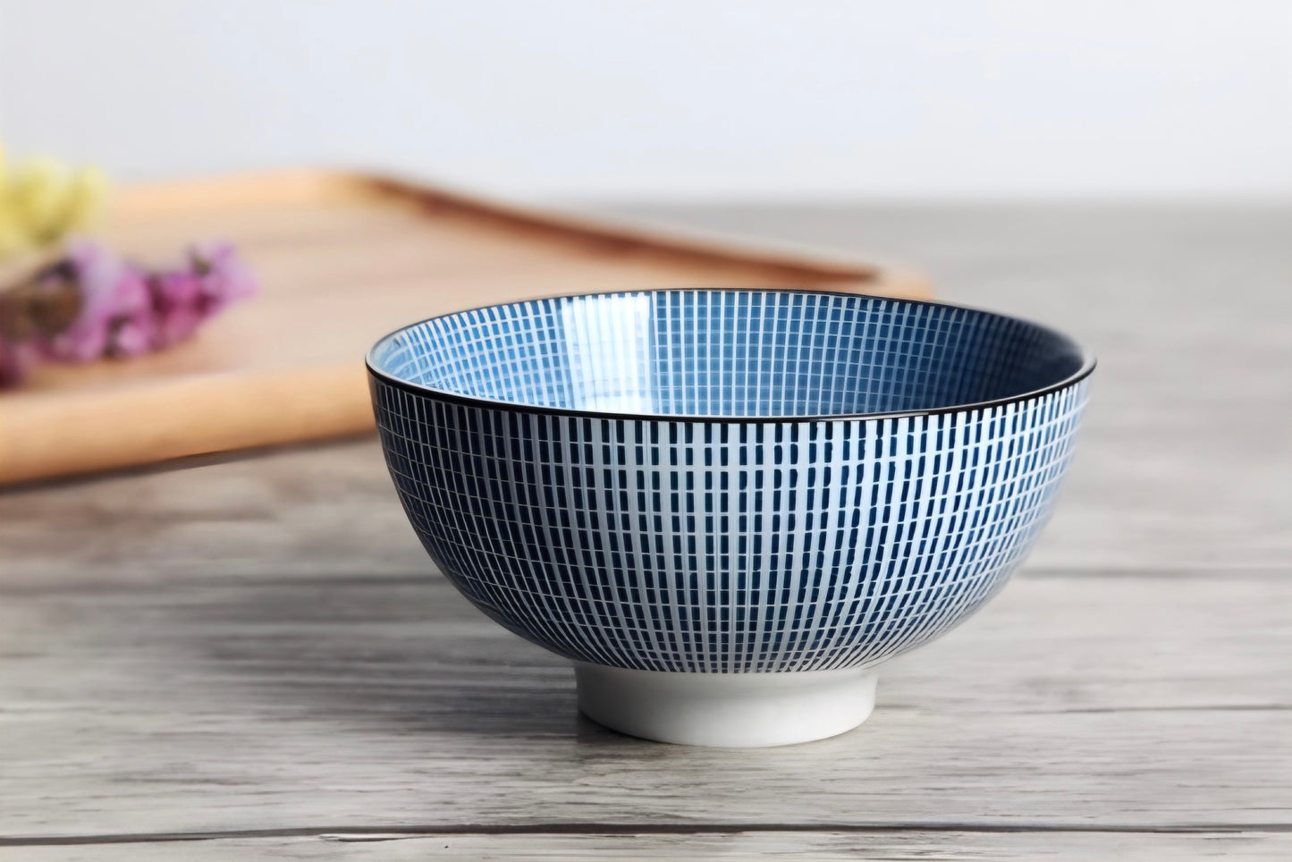 Japanese Inspired Porcelain Bowls (4-Set)