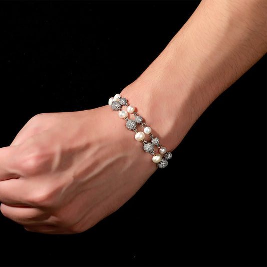 Jin’ao Ins Unisex Natural Pearls Bracelet