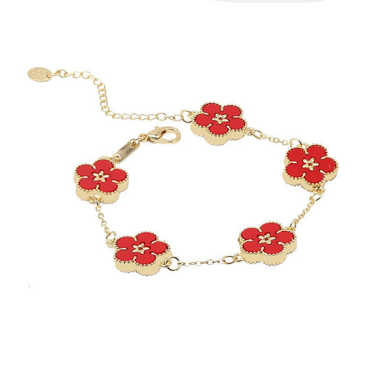 Flower Pattern Bracelet