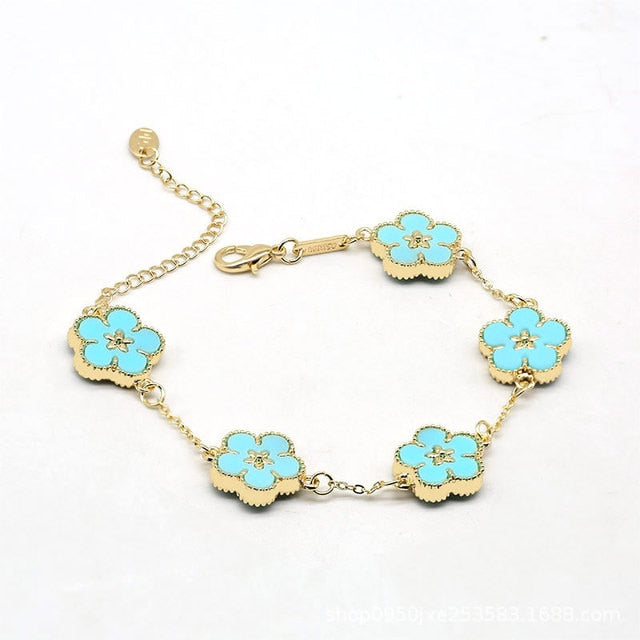 Flower Pattern Bracelet