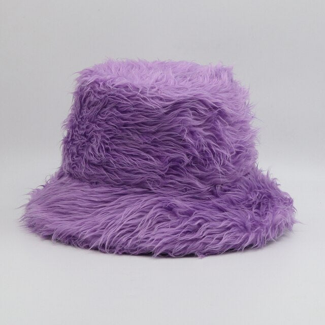 Faux Fur Bucket Hats