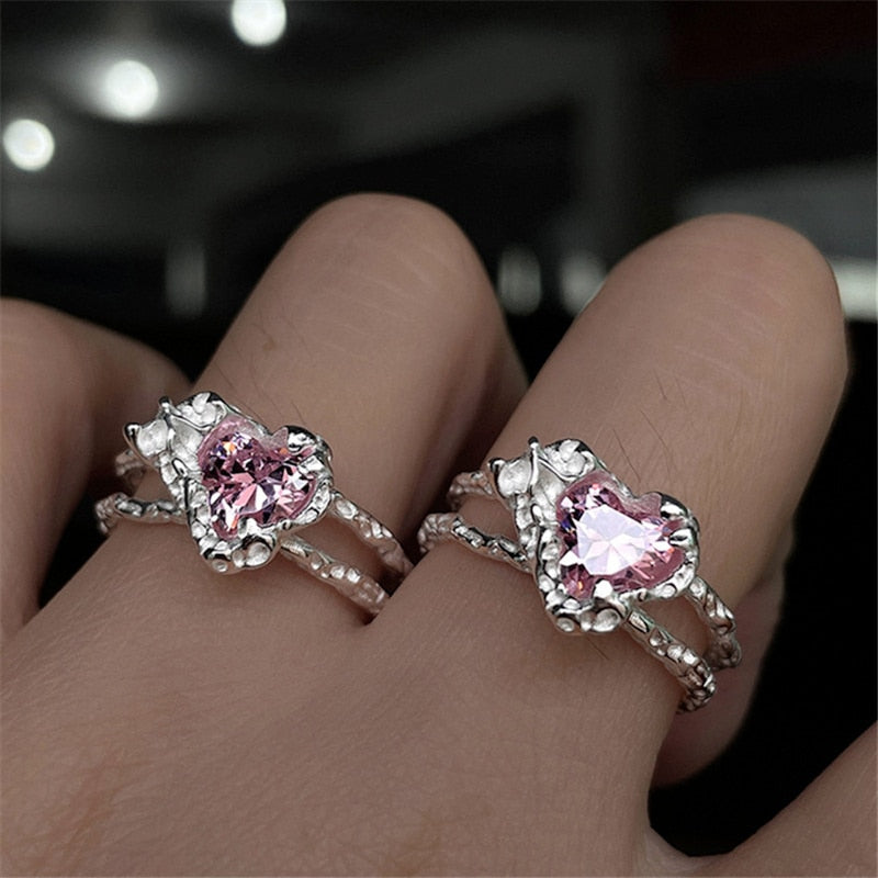 Stone Heart Ring