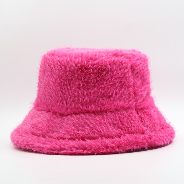 Faux Fur Bucket Hats