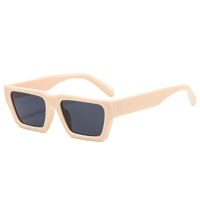 Retro Square Rectangular Sunglasses