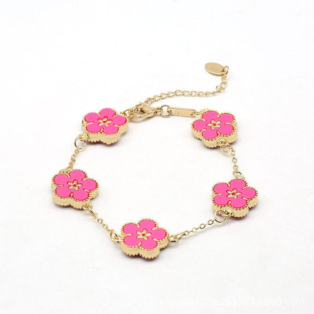 Flower Pattern Bracelet