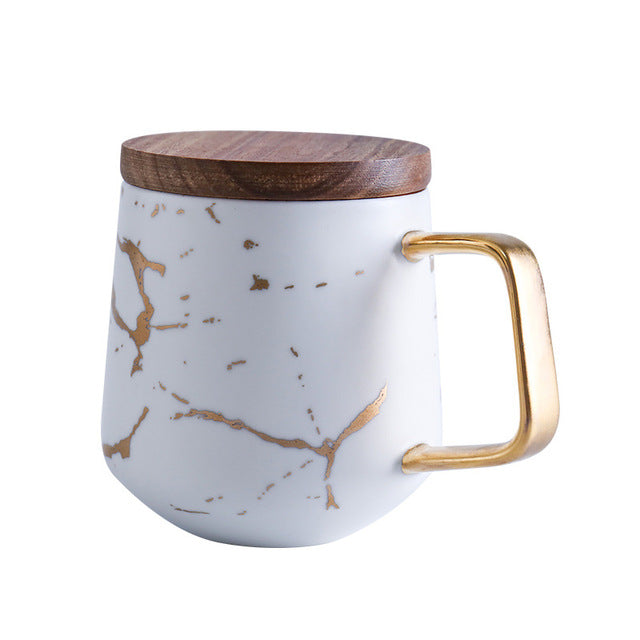 Marble Gold Coffee Mugs