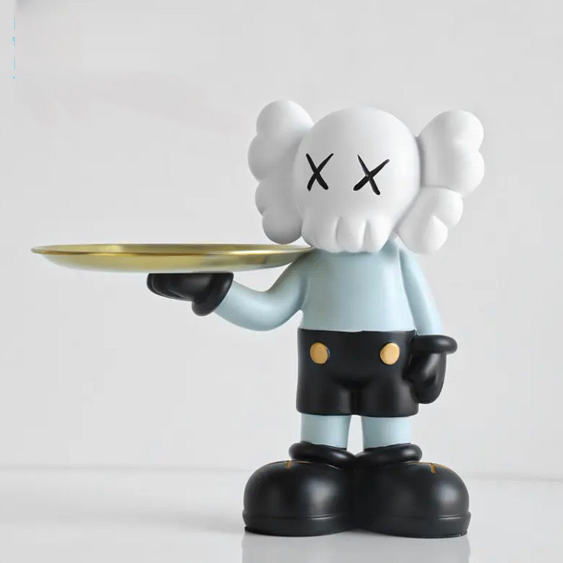 KAWS Pop Art Inspired Tray Statue