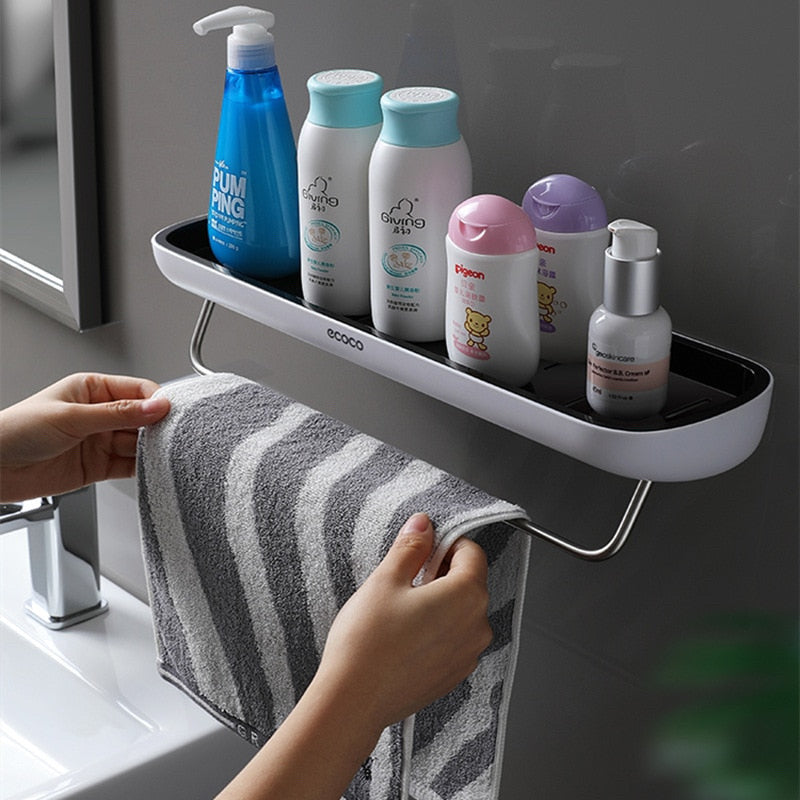 ECOCO Bathroom Shelfs With Towel Bars
