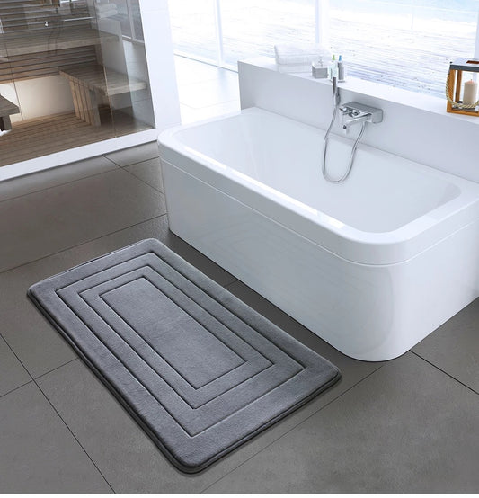 Velvet Bathroom Mats