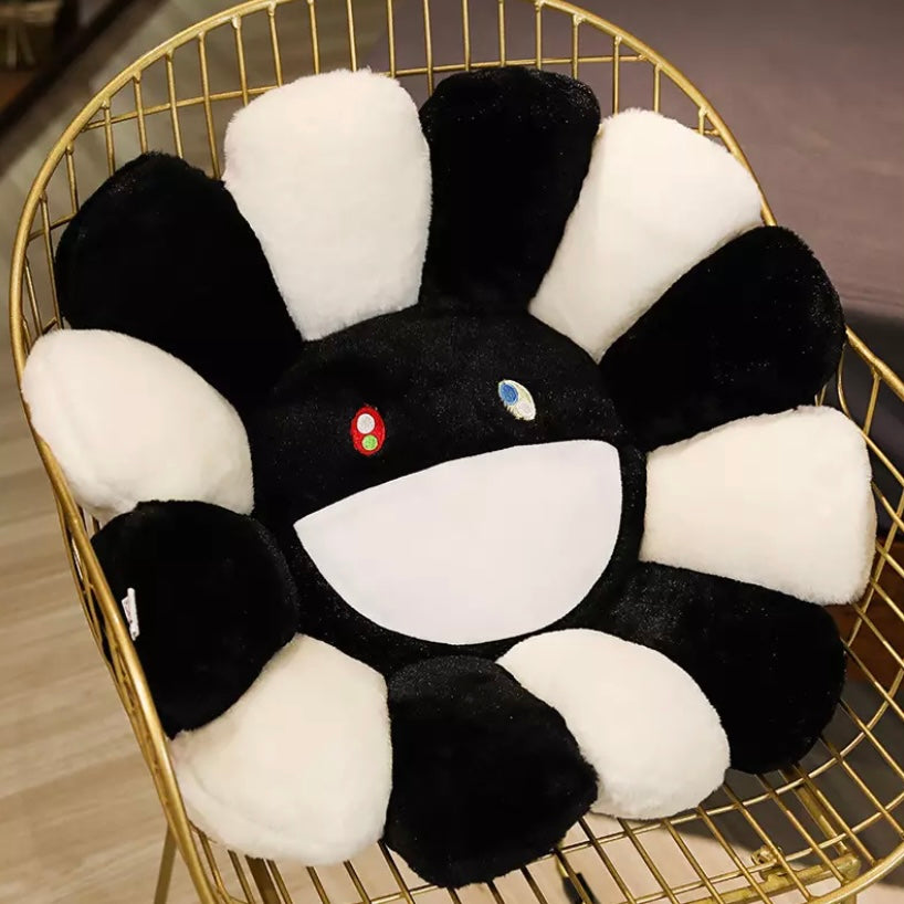 Smiley Face Sunflower Pillows