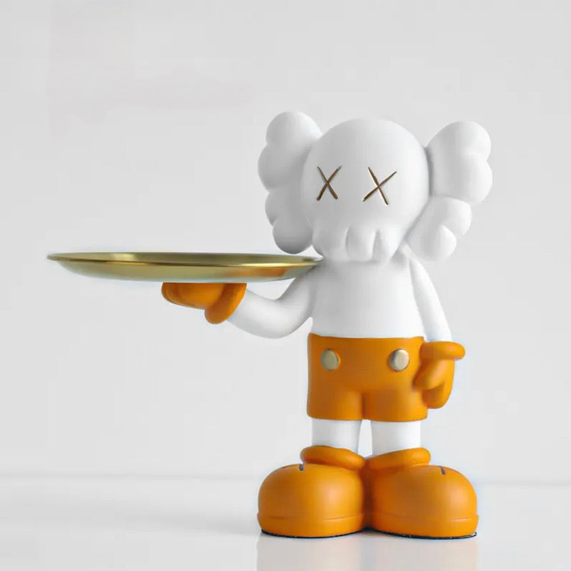 KAWS Pop Art Inspired Tray Statue