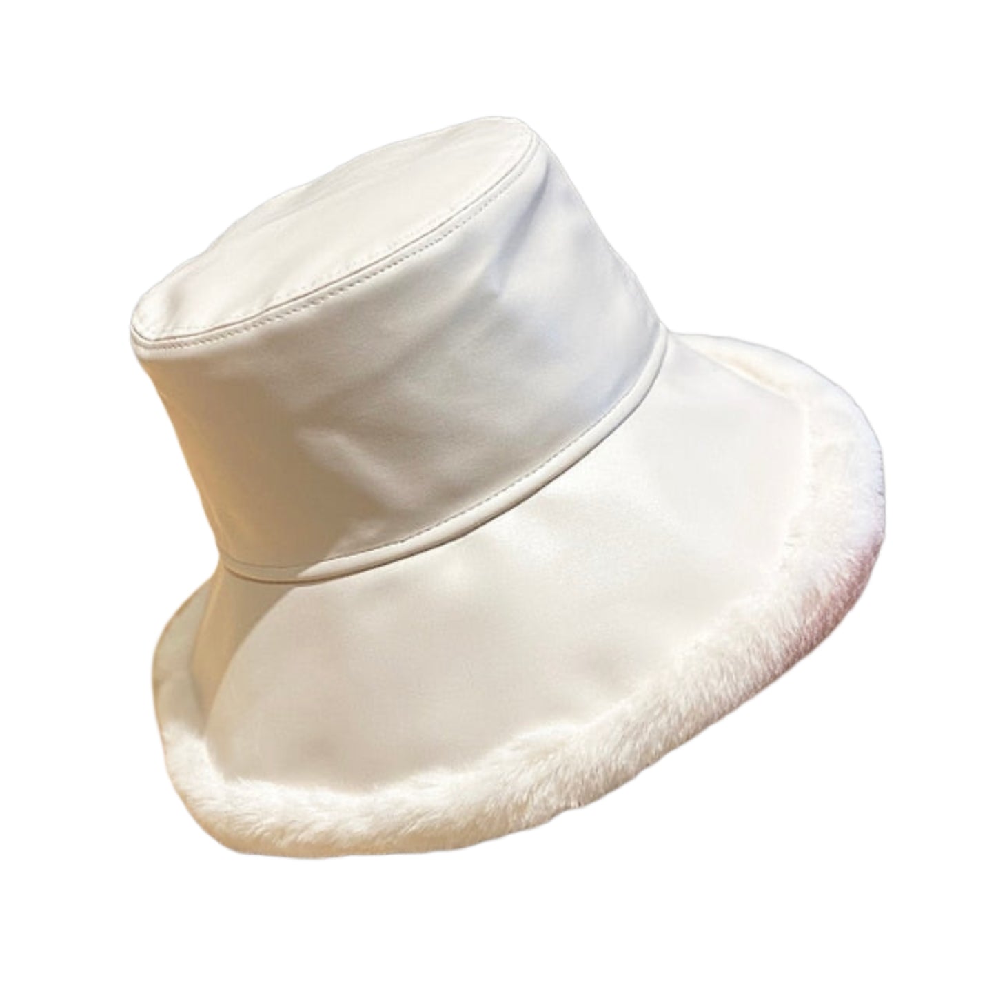 Womens Leather Bucket Hats