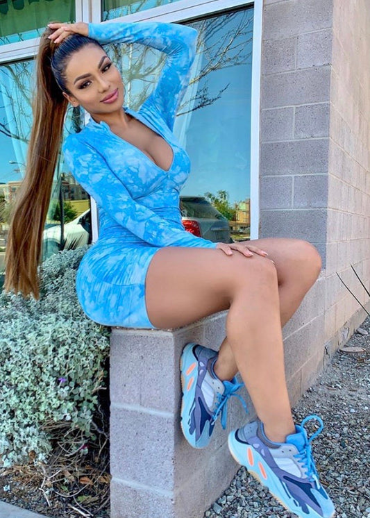 Detactable Tie Dye Romper
