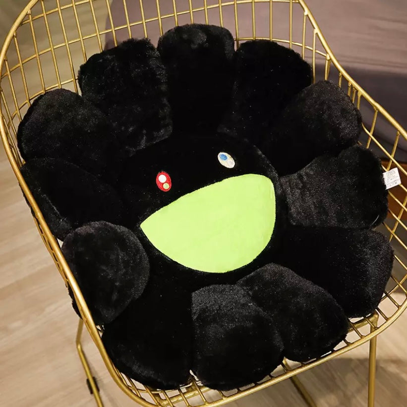Smiley Face Sunflower Pillows