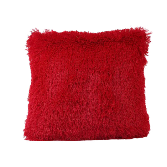 Fluffy Fur Decorative Pillow Case