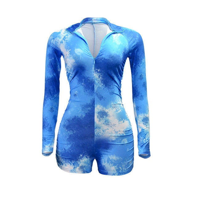 Detactable Tie Dye Romper